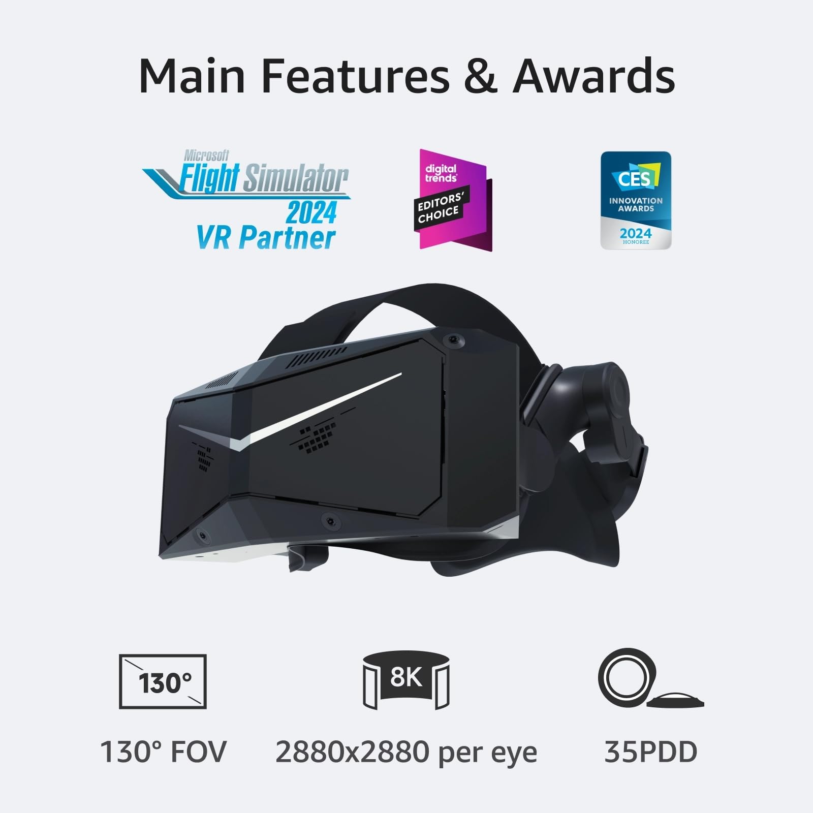Amazon.com: Pimax Crystal Light PC VR Headset – Without Controller